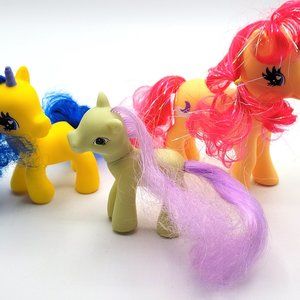 Lot of 3 Assorted Brands Little Ponies Horse